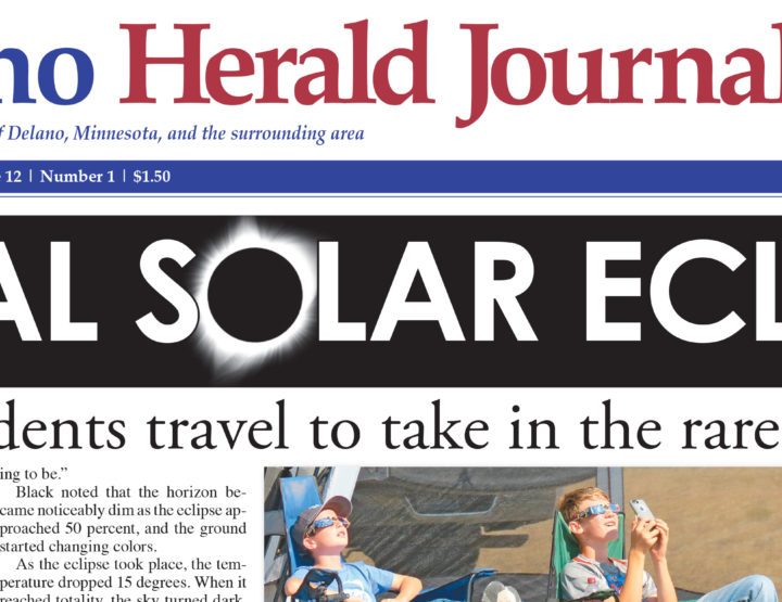 Delano Herald Journal - Eclipse image
